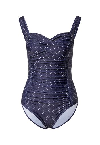 Hunkemöller Costume intero 'Ocean Bloom'  navy / bianco