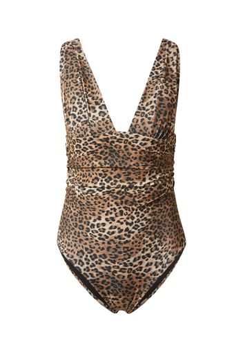 Hunkemöller Costume intero  talpa / nero / marrone