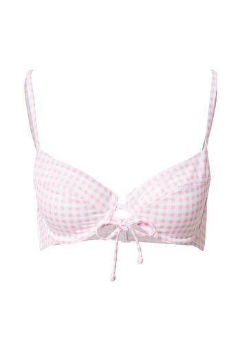 Hunkemöller Top per bikini  rosa chiaro / bianco