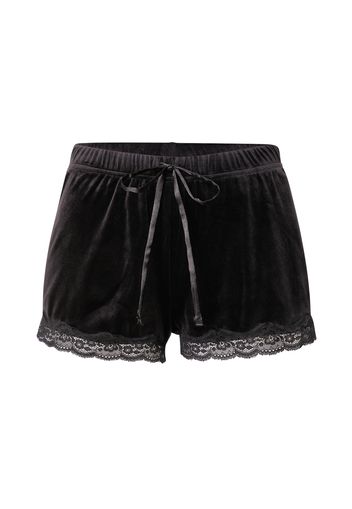 Hunkemöller Pantaloncini da pigiama  nero