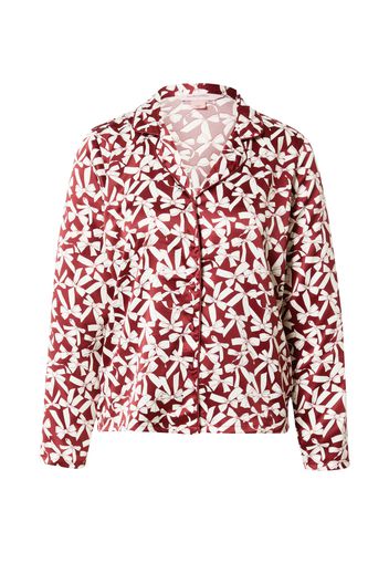 Hunkemöller Camicia da notte  rosso scuro / bianco