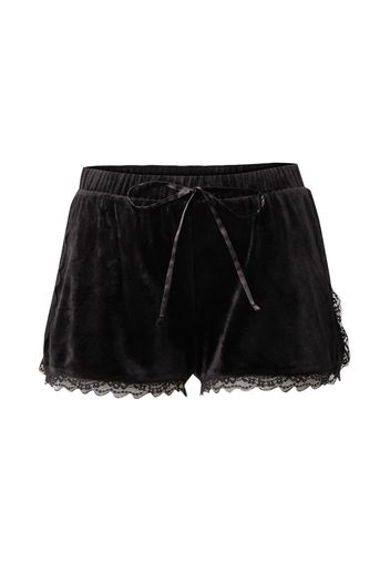 Hunkemöller Pantaloncini da pigiama  nero