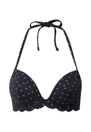 Hunkemöller Top per bikini  nero / bianco