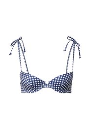 Hunkemöller Top per bikini  blu scuro / bianco