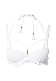 Hunkemöller Top per bikini 'Scallop'  bianco