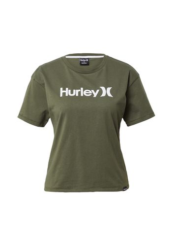 Hurley Maglia funzionale  oliva / bianco