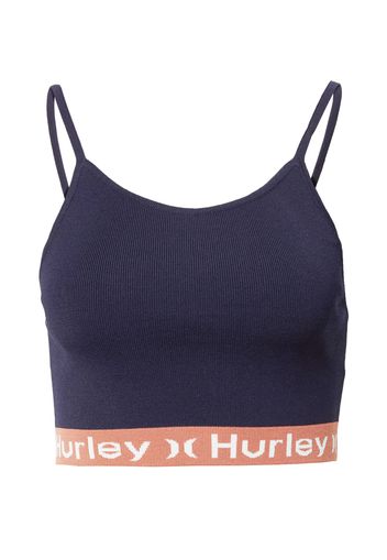 Hurley Top sportivo  blu scuro / arancione / bianco