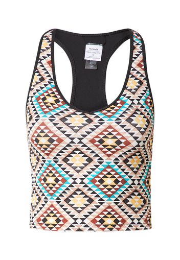 Hurley Top sportivo  beige / blu / marrone / nero / bianco