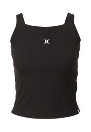 Hurley Top sportivo  nero / bianco