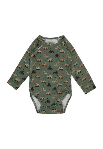 Hust & Claire Tutina / body per bambino 'Biggi'  beige / marrone / verde / nero