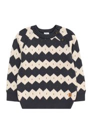 Hust & Claire Pullover  beige / blu scuro / marrone