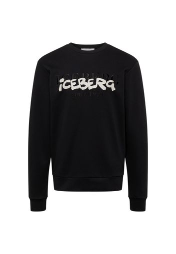 ICEBERG Felpa  nero / bianco