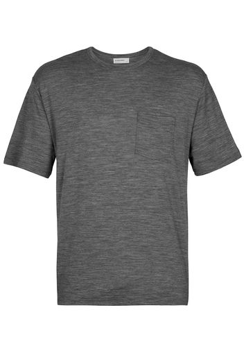 ICEBREAKER Maglia funzionale 'M Granary SS Pocket'  grigio