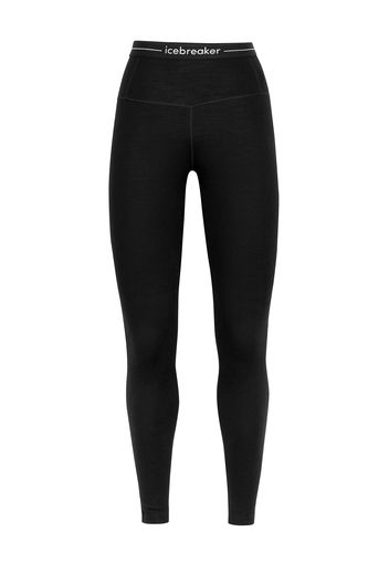 ICEBREAKER Pantaloni sportivi 'W 260 Tech High Rise'  nero / bianco