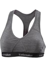 ICEBREAKER Reggiseno sportivo 'Sprite'  grigio / nero