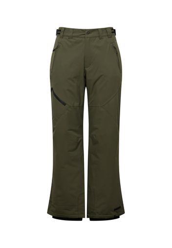 ICEPEAK Pantaloni per outdoor 'COLMAN'  cachi / nero