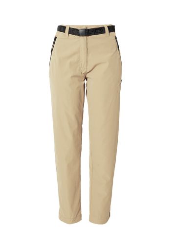 ICEPEAK Pantaloni per outdoor 'MARINETTE'  beige / nero