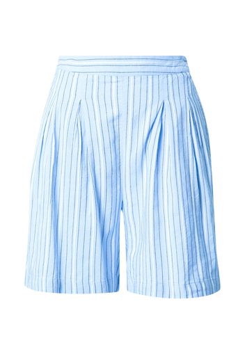 ICHI Pantaloni  blu / bianco / blu chiaro