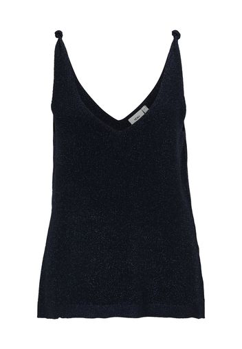 ICHI Top in maglia  navy