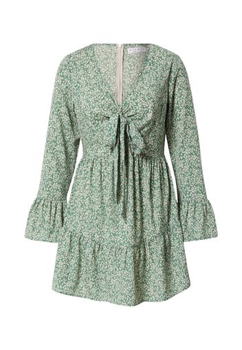 In The Style Abito 'STACEY SOLOMON RECYCLED POLYESTER SMOCK DRESS'  verde / bianco