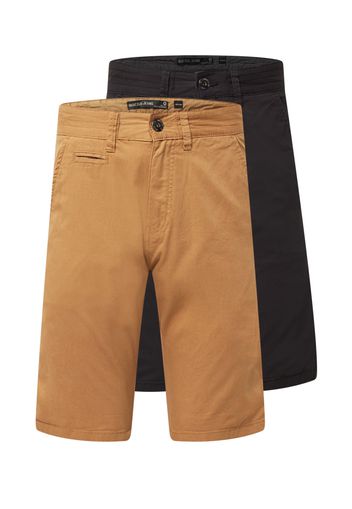 INDICODE Pantaloni chino  cachi / nero