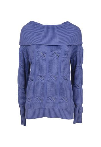 Influencer Pullover  blu colomba