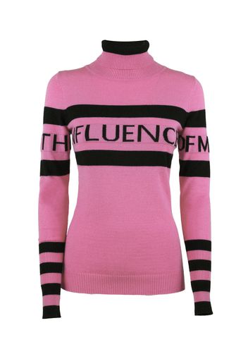 Influencer Pullover  rosa / nero