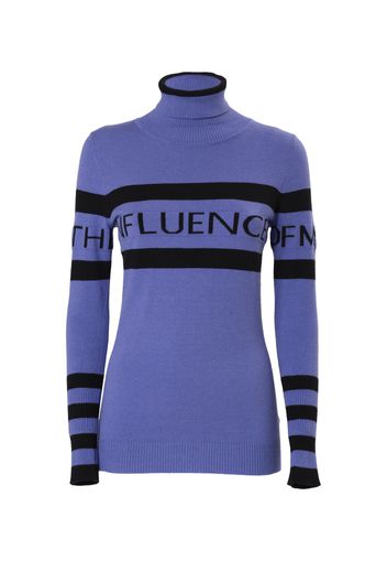 Influencer Pullover  blu / nero