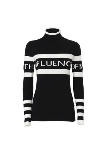 Influencer Pullover  nero / bianco