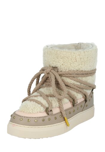 INUIKII Boots da neve 'Curly Rock'  beige / beige scuro / rosa pastello