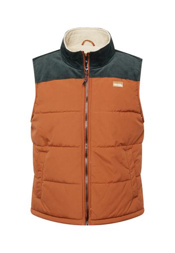 Iriedaily Gilet  ruggine / petrolio / bianco