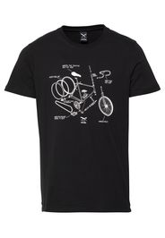Iriedaily Maglietta 'Bikeplosion'  nero / bianco