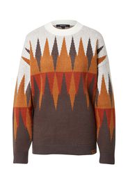 Iriedaily Pullover 'Fady'  marrone / cognac / rosso / bianco