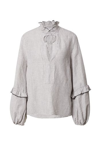 IVY OAK Camicia da donna 'BROOKE'  grigio scuro / bianco / nero