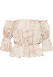 IZIA Camicia da donna  beige / beige chiaro