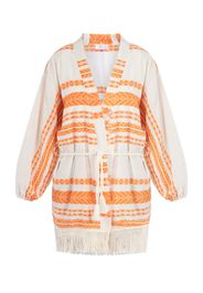 IZIA Kimono  arancione / bianco naturale