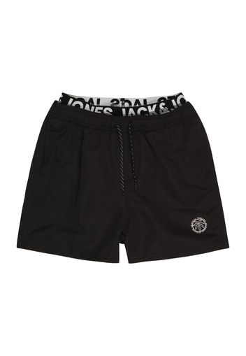 Jack & Jones Junior Pantaloncini da bagno  nero / bianco