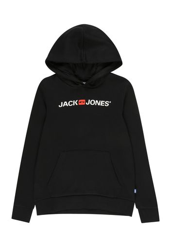 Jack & Jones Junior Felpa  nero / bianco / rosso