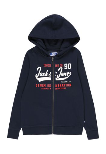 Jack & Jones Junior Giacca di felpa  blu / bianco / rosso