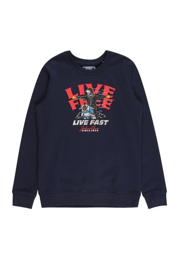 Jack & Jones Junior Felpa 'HEADON'  navy / colori misti