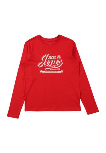 Jack & Jones Junior Maglietta  rosso / bianco