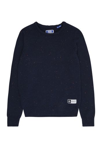 Jack & Jones Junior Pullover 'WOODLAND'  navy / blu reale / arancione / bianco