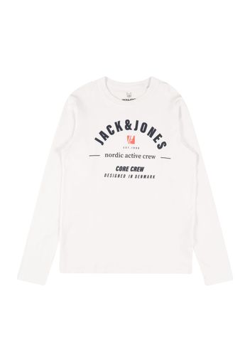 Jack & Jones Junior Maglietta 'SPRING'  blu notte / arancione / bianco