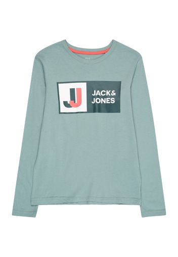 Jack & Jones Junior Maglietta 'LOGAN'  navy / blu fumo / arancione / offwhite