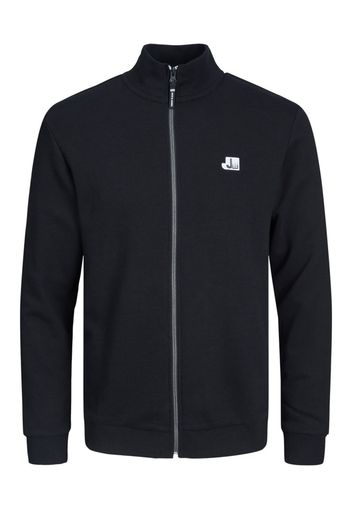 Jack & Jones Junior Giacca di felpa 'LOGAN'  nero / bianco