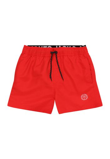 Jack & Jones Junior Pantaloncini da bagno  rosso / bianco