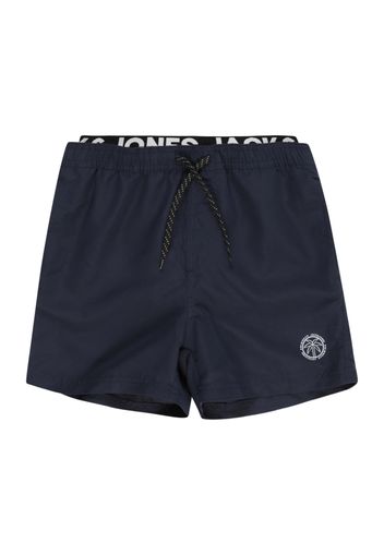 Jack & Jones Junior Pantaloncini da bagno 'FIJI'  navy / bianco