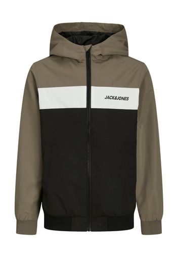 Jack & Jones Junior Giacca funzionale  marrone / nero / bianco