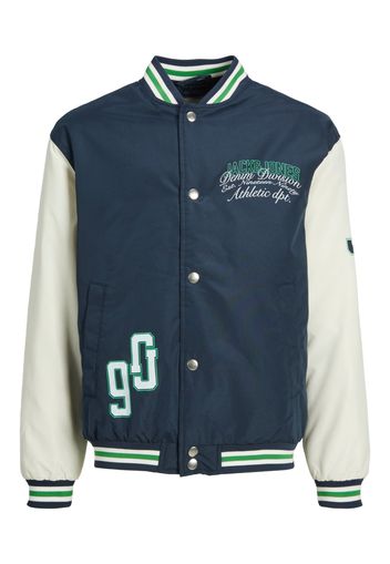 Jack & Jones Junior Giacca di mezza stagione 'Orathle'  crema / blu / marino / blu pastello / verde