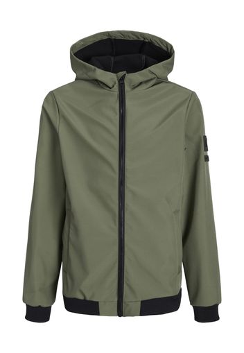 Jack & Jones Junior Giacca di mezza stagione  verde / arancione / nero